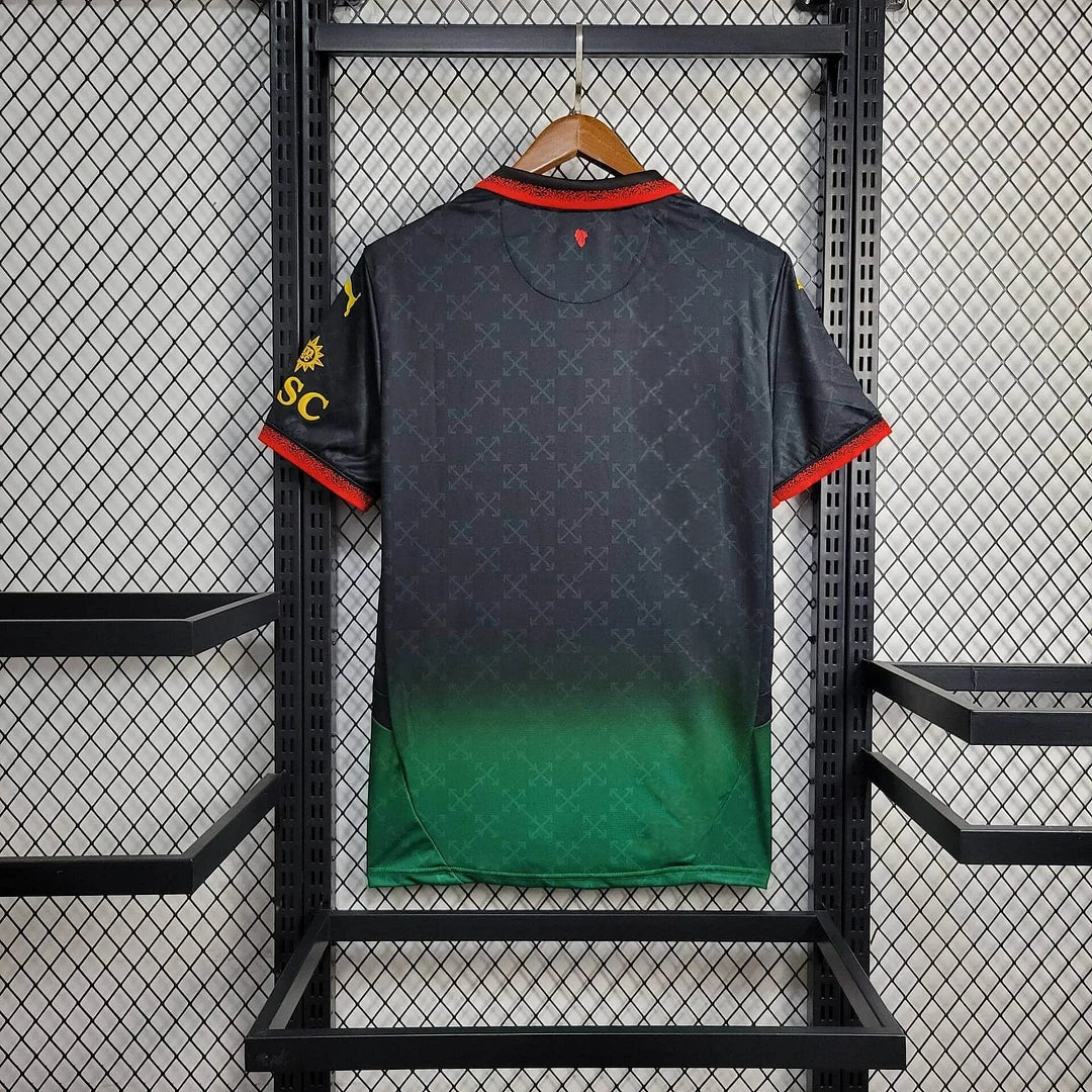 Maglia speciale nera 24/25 AC Milan × OFF-White