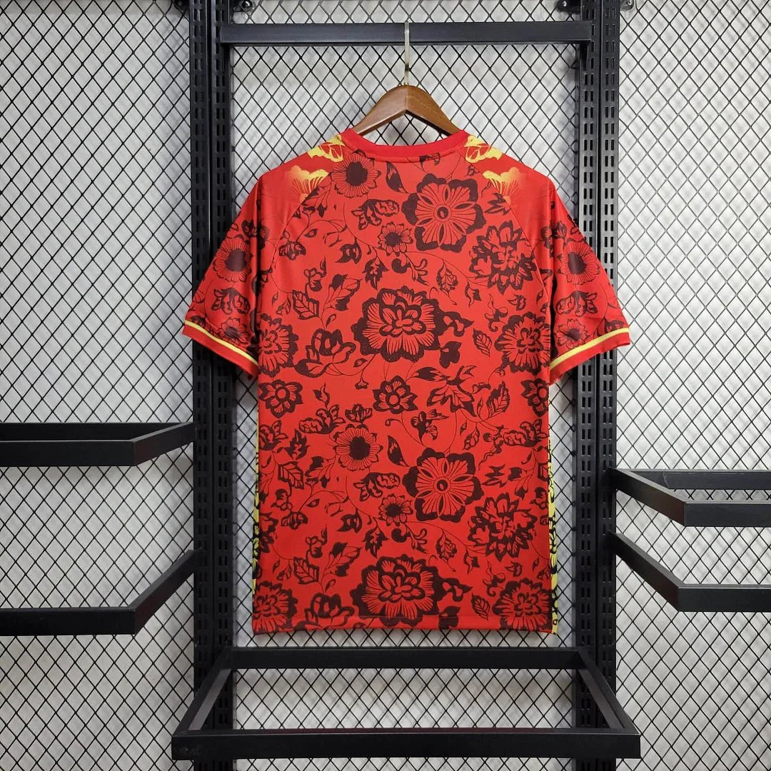 Maglia speciale dei fiori rossi del Portogallo 24/25