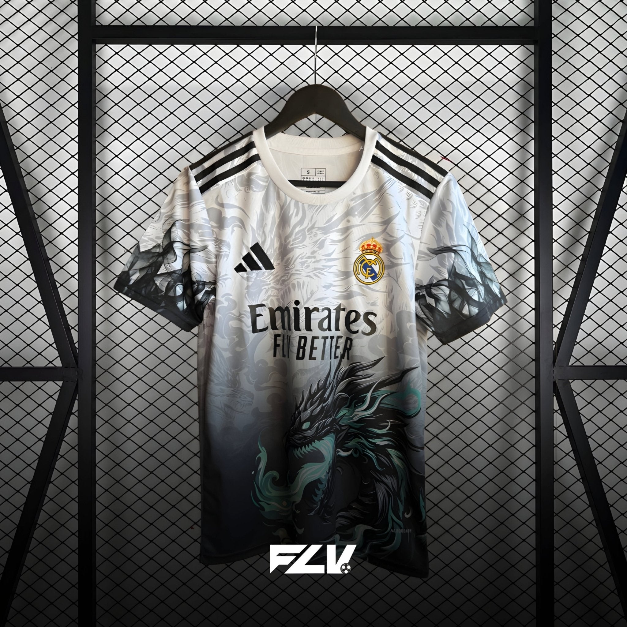 Maglia speciale "Furia del Drago Bianco" del Real Madrid 25/26